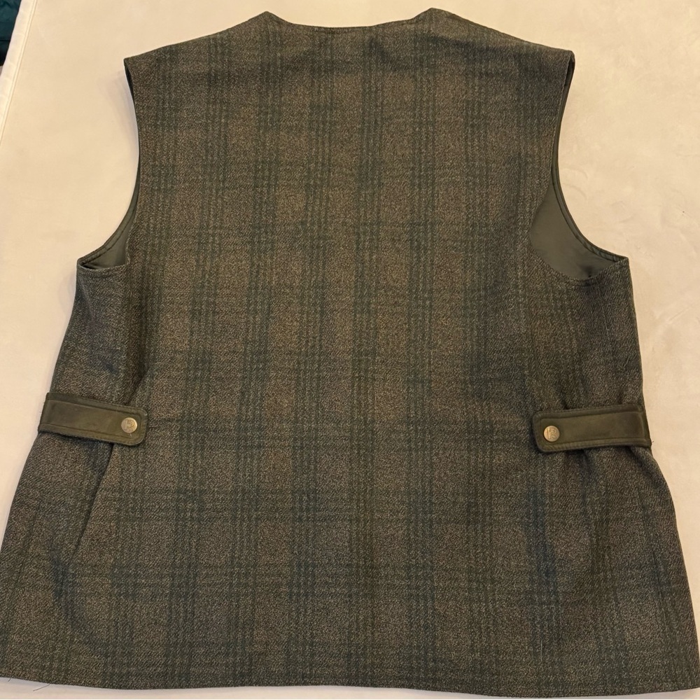 Rascher Sportswear Wool & Suede Shooting Vest, sz XXL - Picture 8 of 15